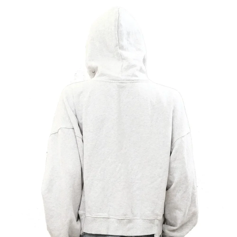 Free People Fp Movement Undefeated Hoodie Sweatshirt Cropped Top Grey M 289570